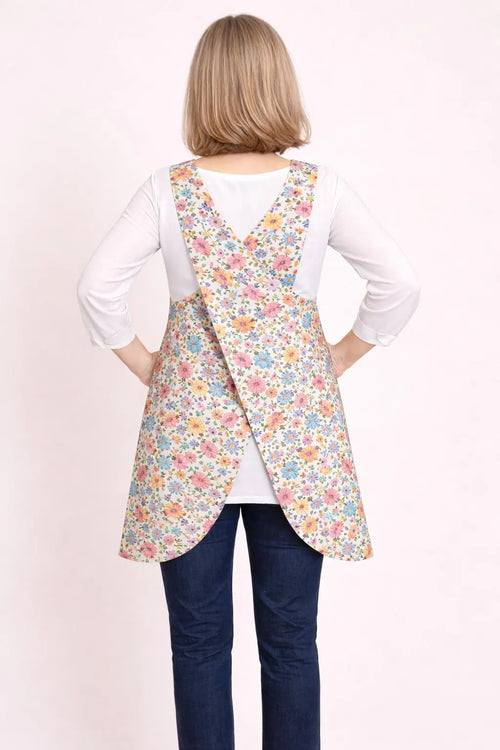 Cross Back Apron Sewing Pattern | Japanese Style, Easy DIY PDF Pattern
